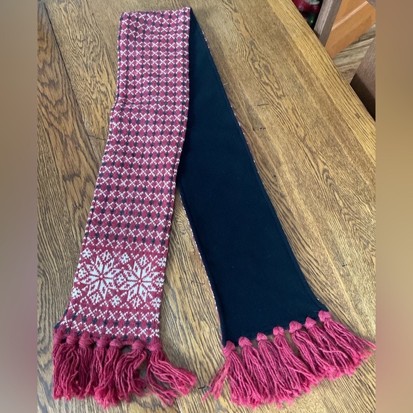 Woolrich Pink Patterned Scarf - Picture 3 of 6